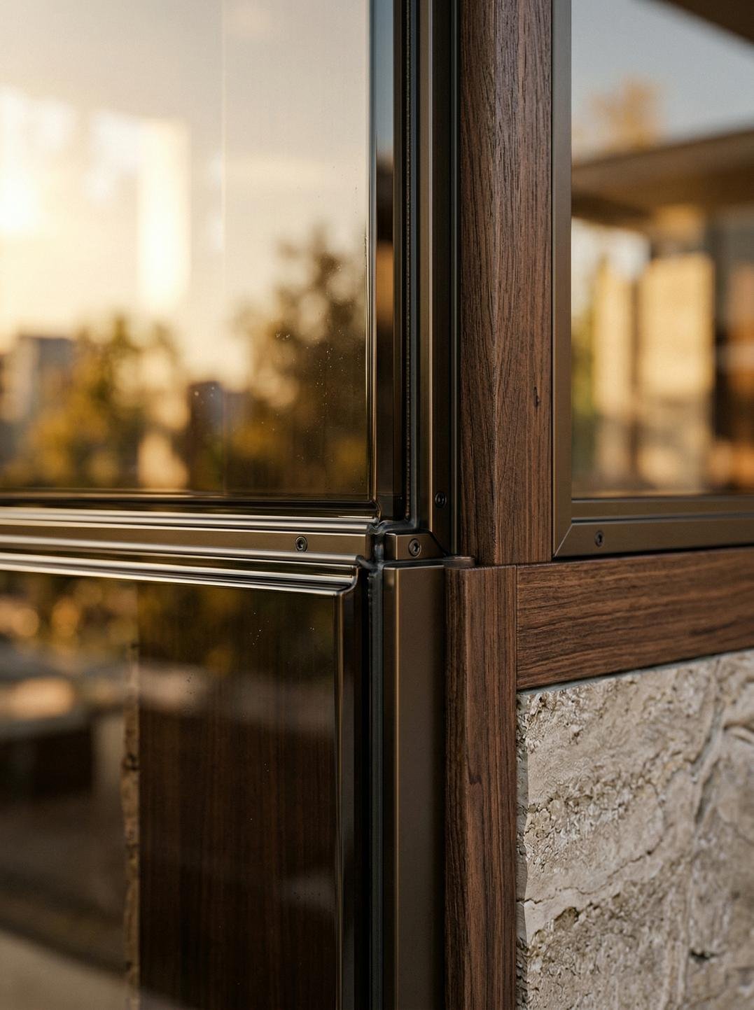 Architectural visualization displayed in a luxury sales gallery