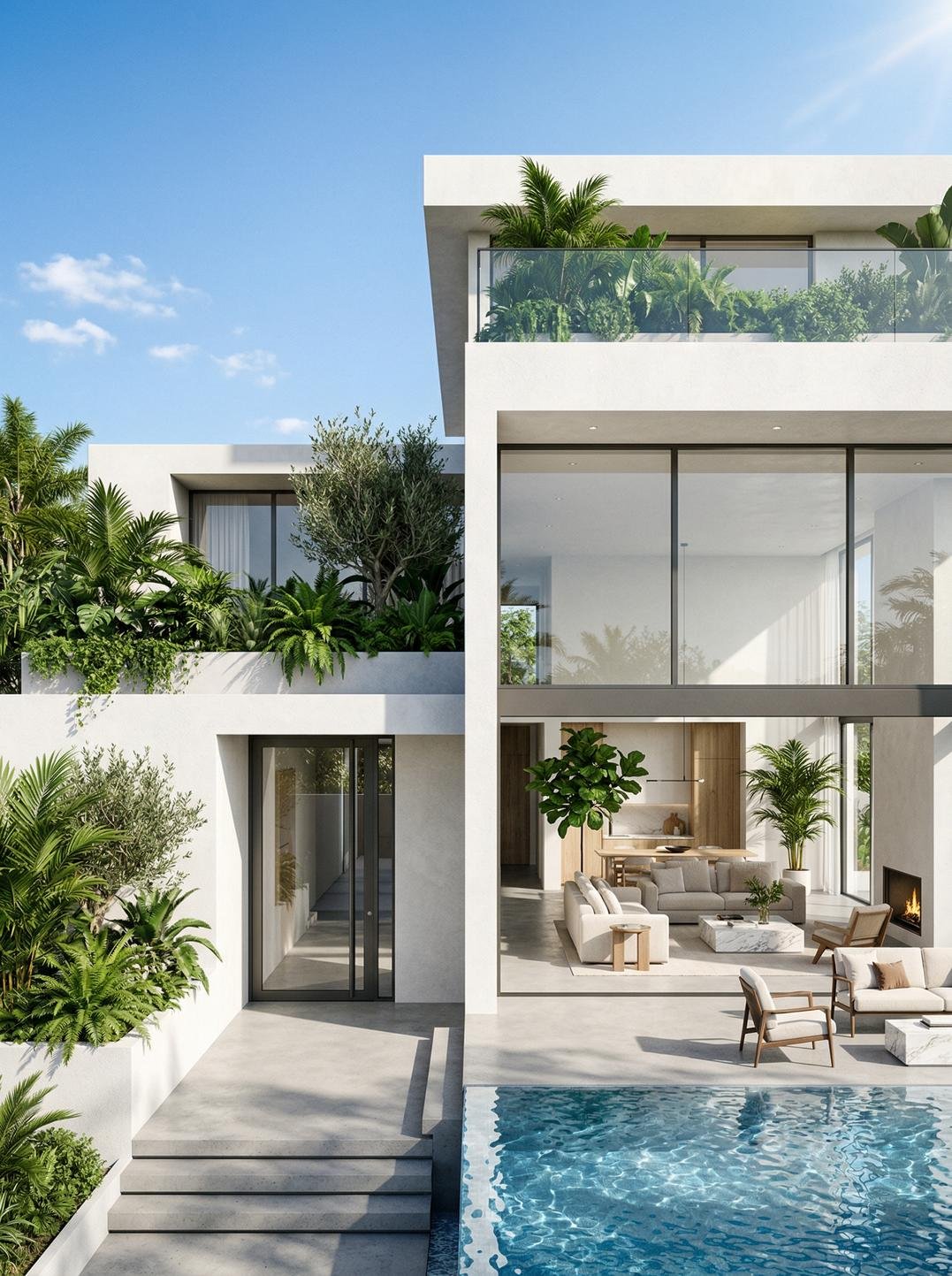 Luxury real estate 3D renders