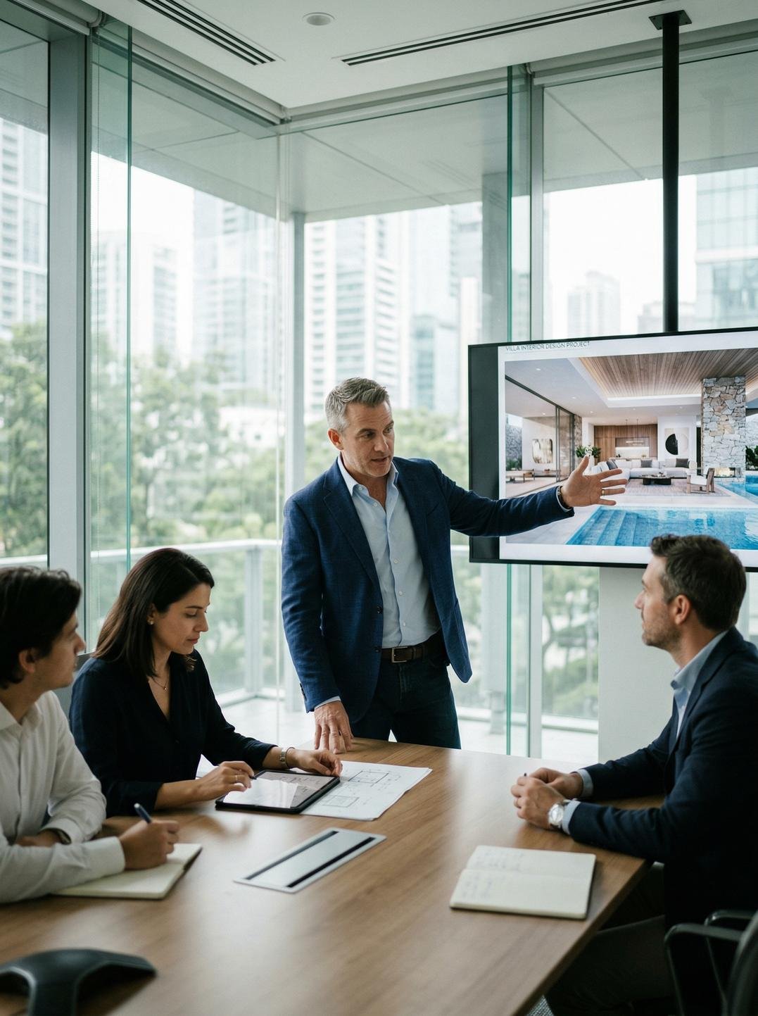 villa interior design professional