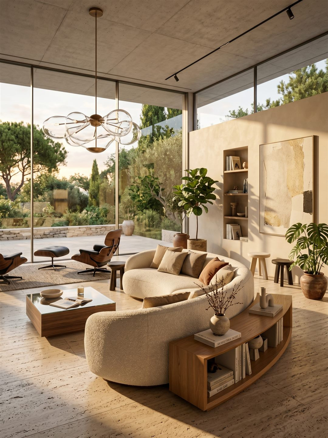 virtual staging vs CGI photorealistic interior render of luxury living room